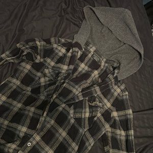 Empyre hooded flannel